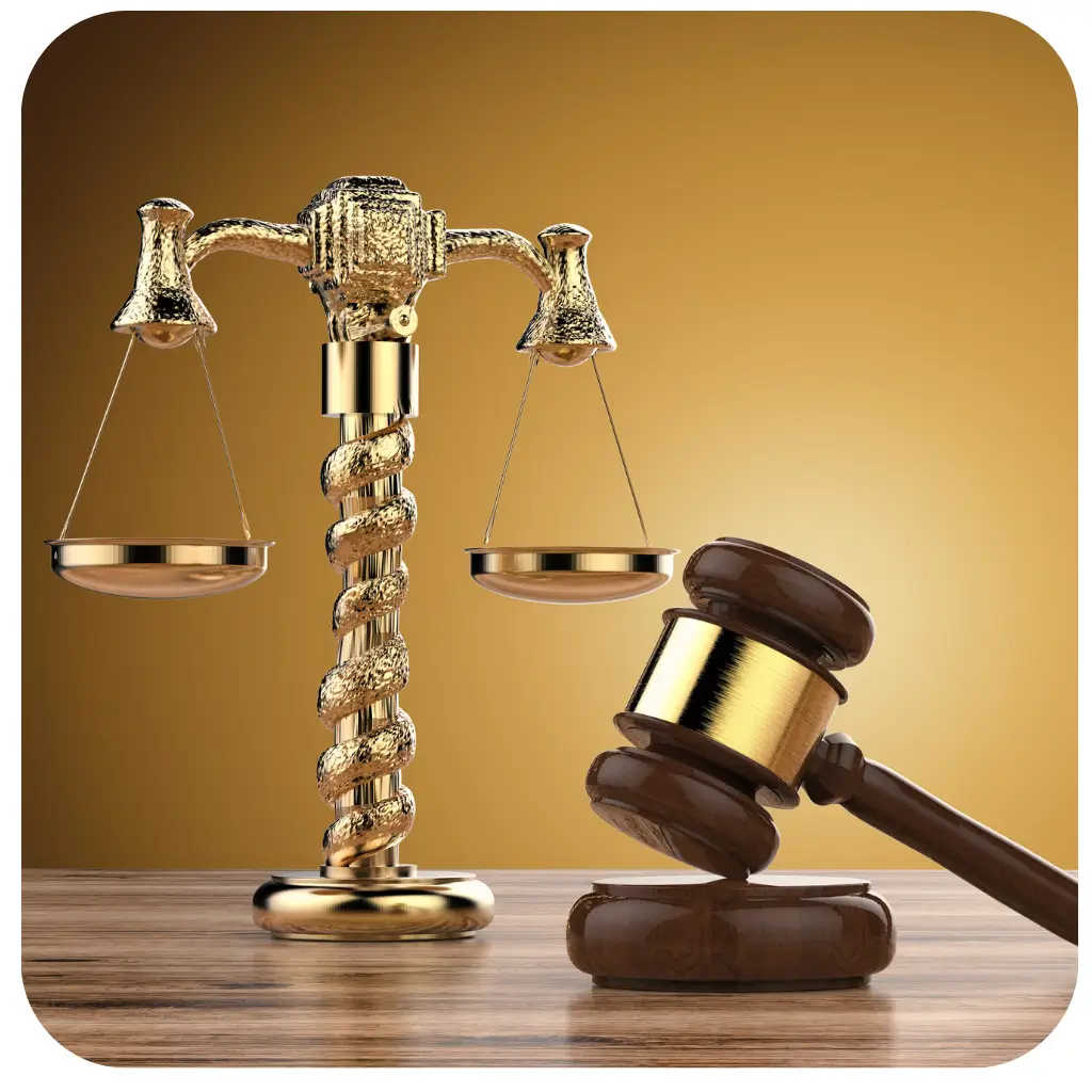 An image of a court of law, in the context of emotional support animals in the UK.