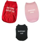 Emotional support animal tank top and vest.
