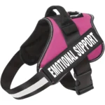 Pink emotional support dog harness by ESA Registry UK.